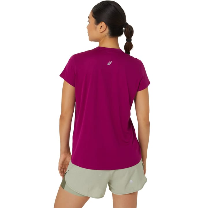 Asics Women's Fujitrail Logo SS Top Blackberry Asics