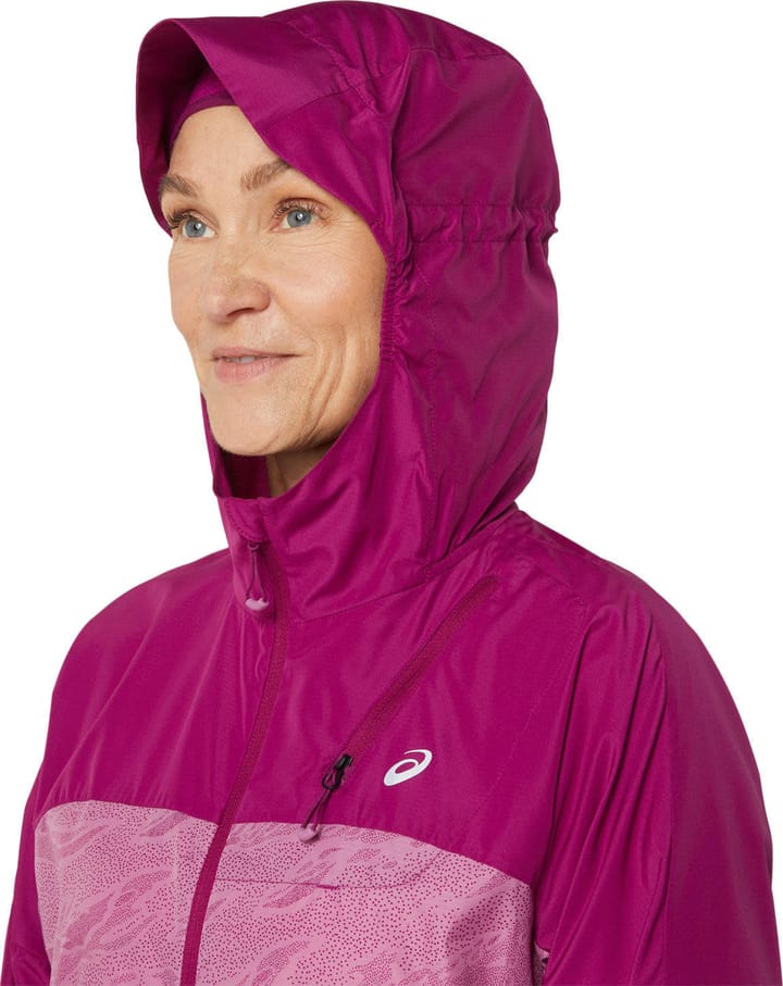 Asics Women's Fujitrail Packable Windbreaker Soft Berry/Blackberry Asics