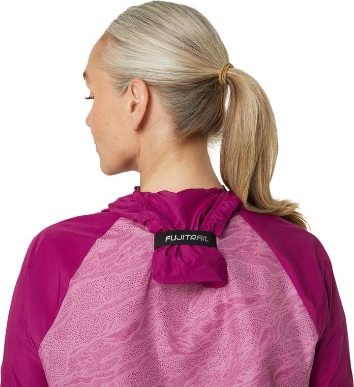 Asics Women's Fujitrail Packable Windbreaker Soft Berry/Blackberry Asics