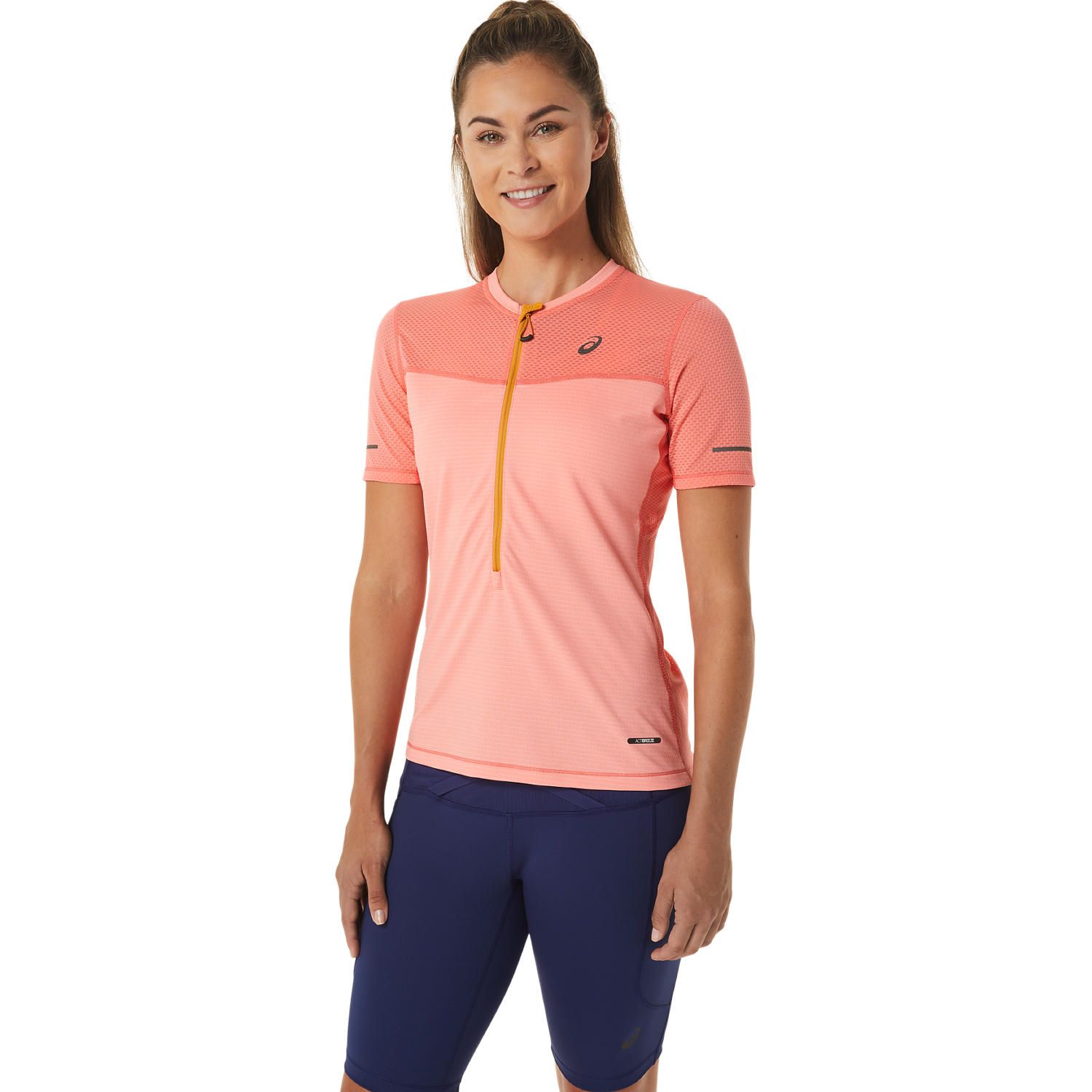 Women's Fujitrail Short Sleeve Top Papaya/Guava