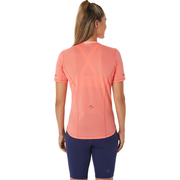 Women's Fujitrail Short Sleeve Top Papaya/Guava Asics