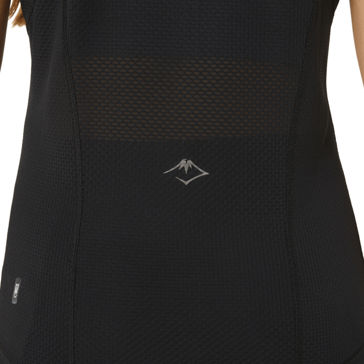 Asics Women's Fujitrail Short Sleeve Top Performance Black/Gris Blue Asics