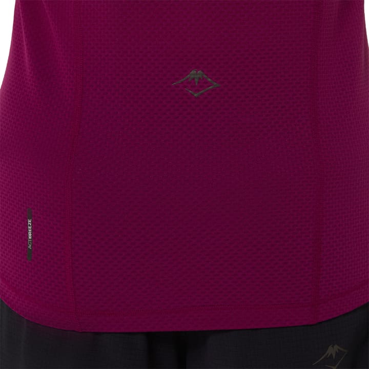 Women's Fujitrail Short Sleeve Top Soft Berry/Blackberry Asics