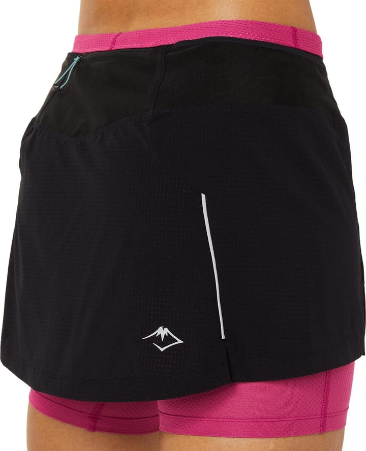 Asics Women's Fujitrail Skort Performance Black/Fuchsia Red Asics
