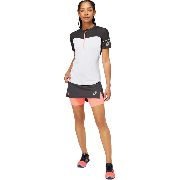 Asics Women's Fujitrail Top Graphite Grey/Brilliant White Asics