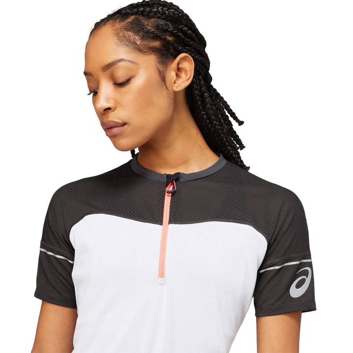 Asics Women's Fujitrail Top Graphite Grey/Brilliant White Asics