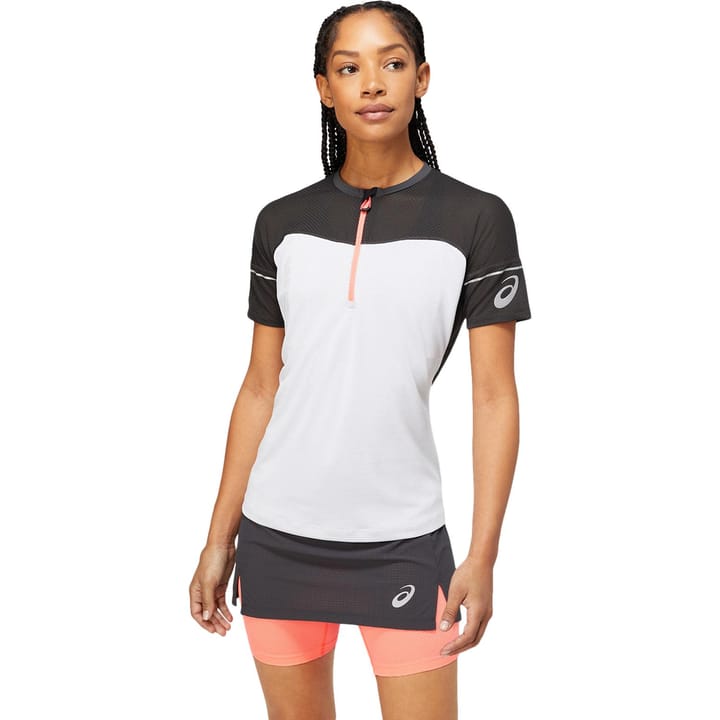 Asics Women's Fujitrail Top Graphite Grey/Brilliant White Asics