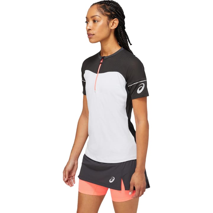 Asics Women's Fujitrail Top Graphite Grey/Brilliant White Asics