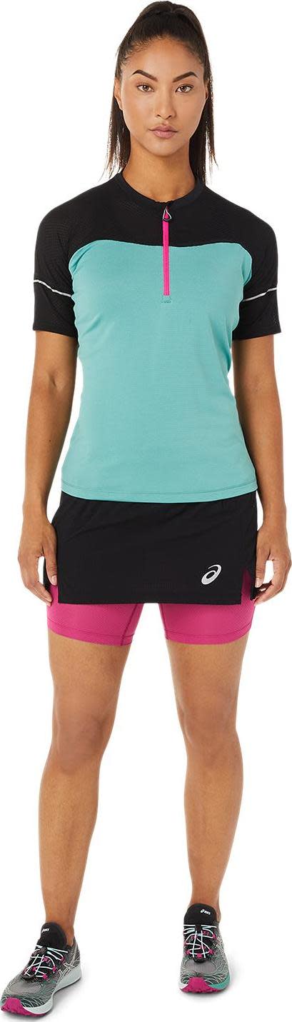 Asics Women's Fujitrail Top Sage/Performance Black Asics