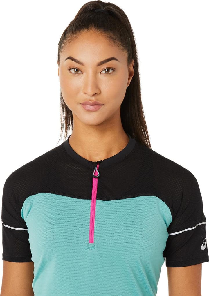 Asics Women's Fujitrail Top Sage/Performance Black Asics