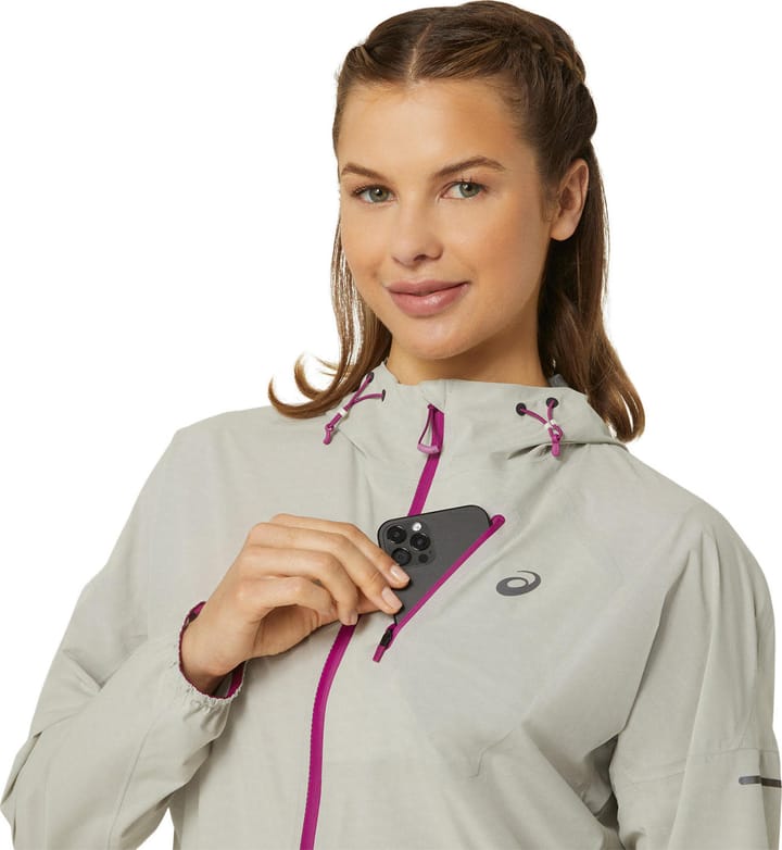 Asics Women's Fujitrail Waterproof Jacket Birch Asics