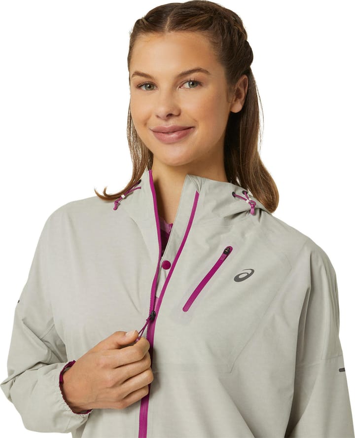 Asics Women's Fujitrail Waterproof Jacket Birch Asics