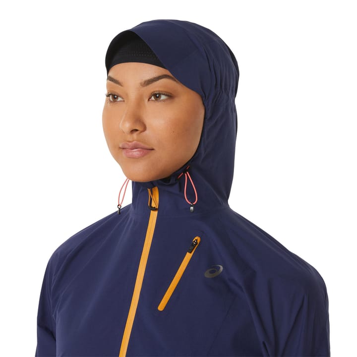 Women's Fujitrail Waterproof Jacket INDIGO BLUE/SANDSTORM Asics