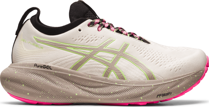 Asics Women's Gel-Nimbus 25 TR Nature Bathing/Lime Green Asics Asics Women's Gel-Nimbus 25 TR Nature Bathing/Lime Green Asics