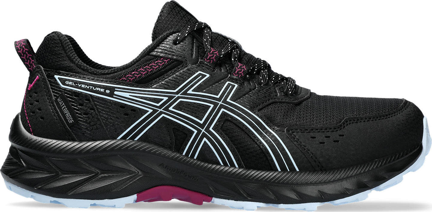 Asics Asics Women's Gel-Venture 9 Waterproof Black/Light Blue 37, Black/Light Blue