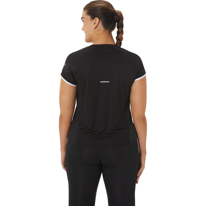 Asics Women's Icon Short Sleeve Top Performance Black Asics