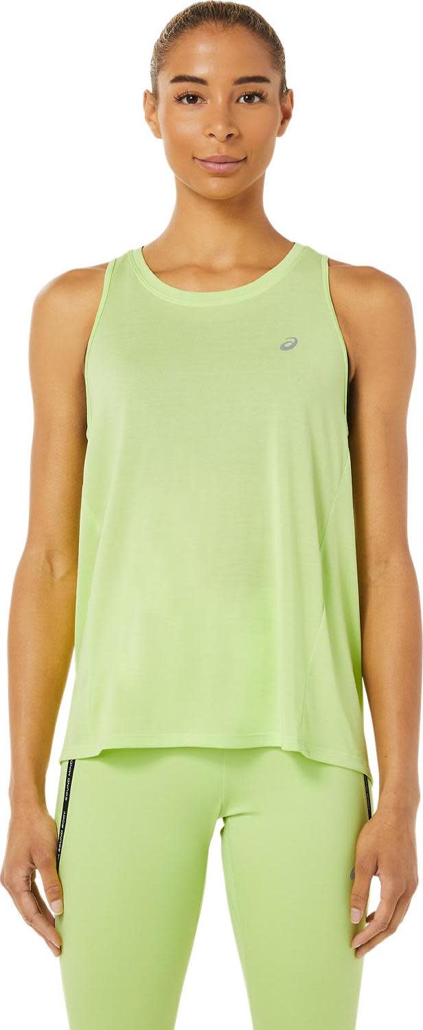 Asics Women's Race Tank Lime Green Asics