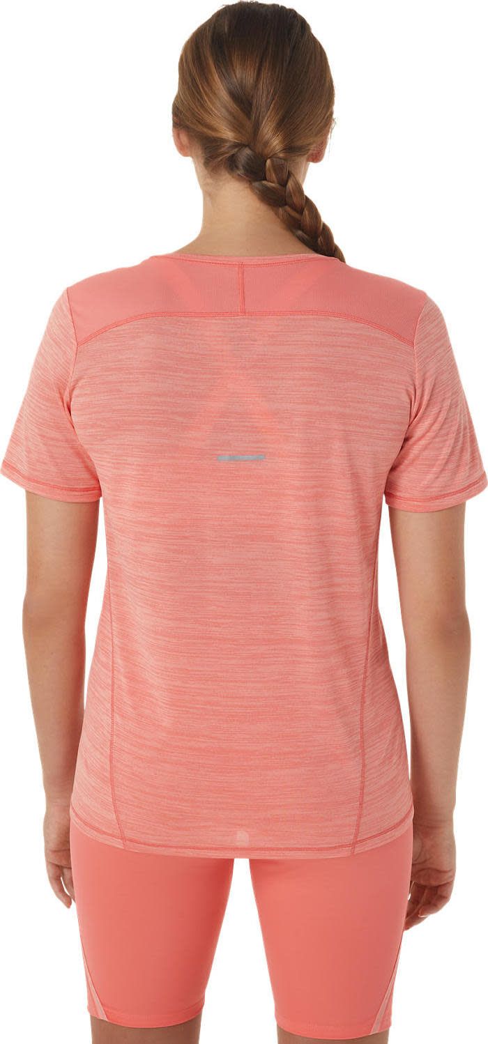 Asics Women's Race V-Neck SS Top Papaya/Guava Asics
