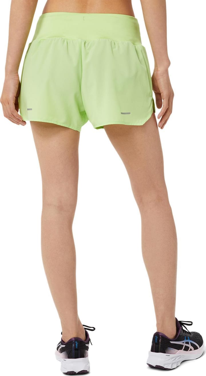 Women's Road 3.5in Short Lime Green Asics