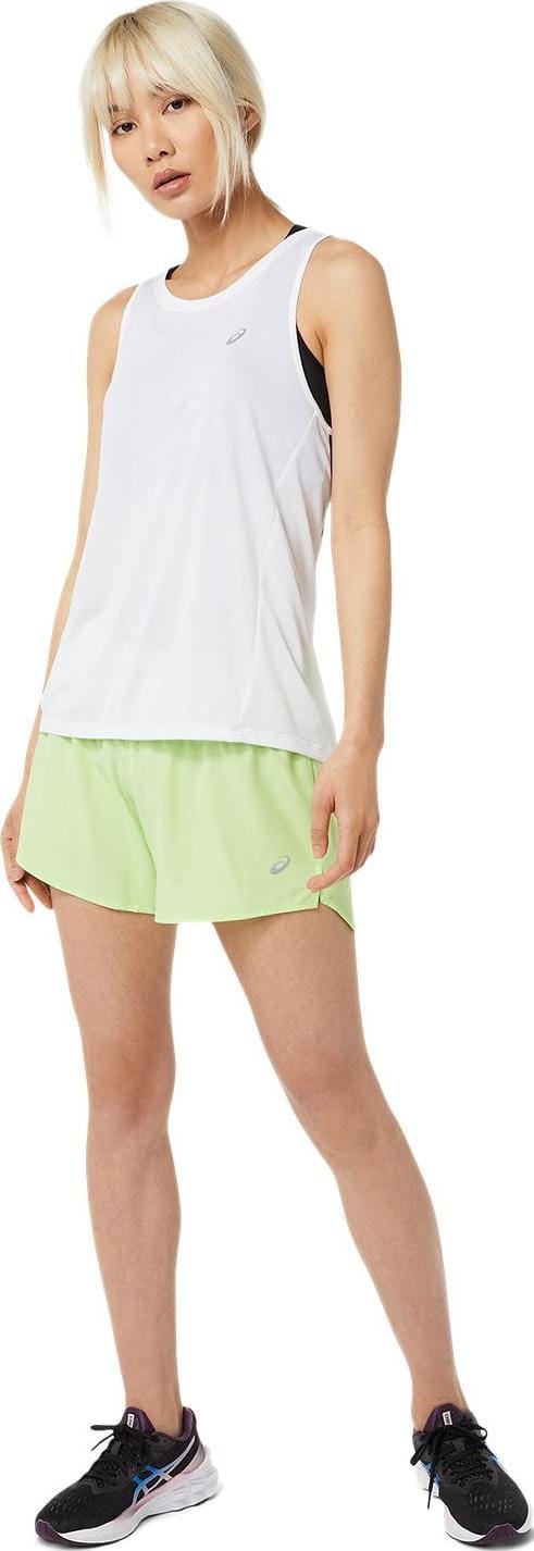 Women's Road 3.5in Short Lime Green Asics