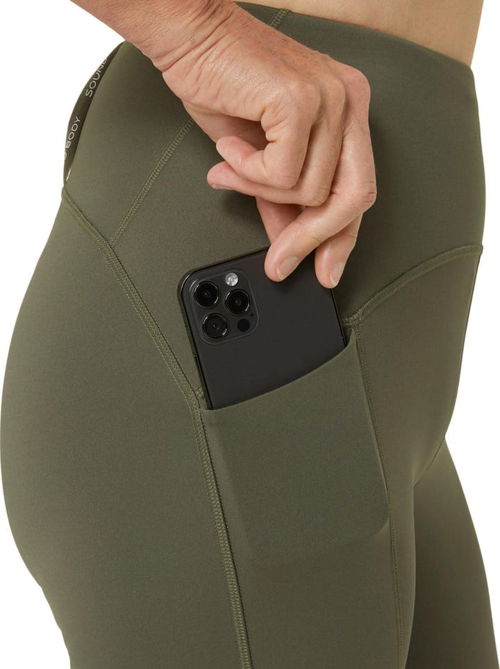 Asics Women's Road High Waist Tight Mantle Green Asics