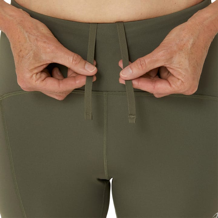 Asics Women's Road High Waist Tight Mantle Green Asics