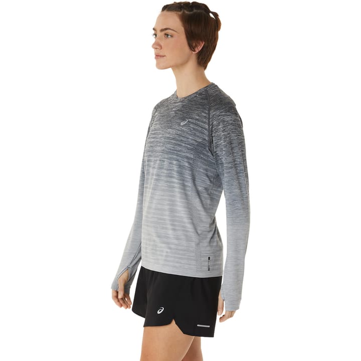 Women's Seamless LS Top Carrier Grey/Glacier Grey Asics