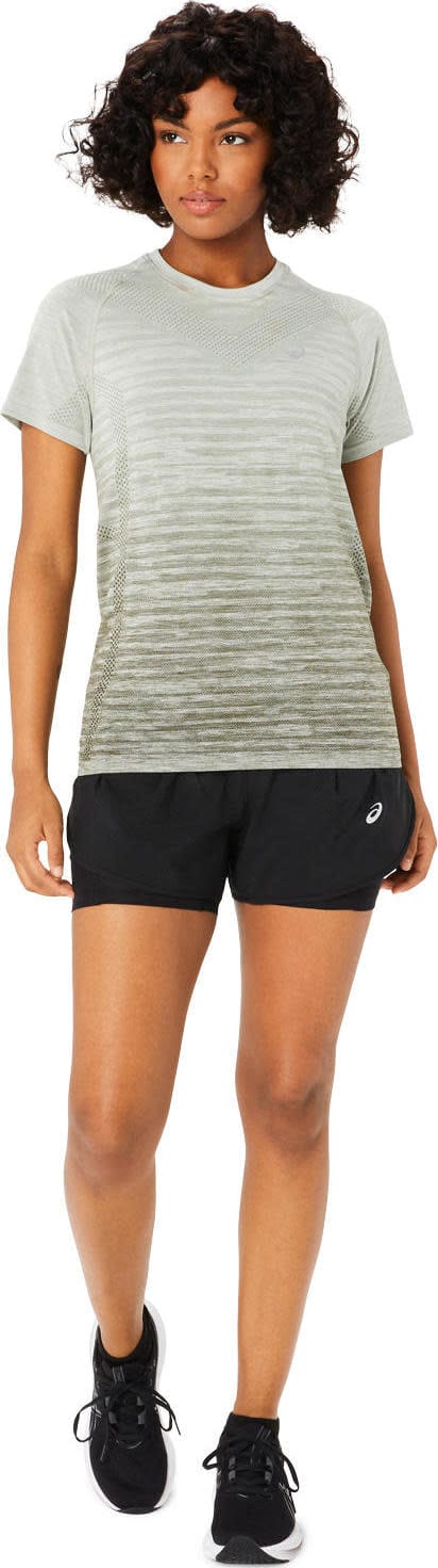 Women's Seamless SS Top Mantle Green/Olive Grey Asics