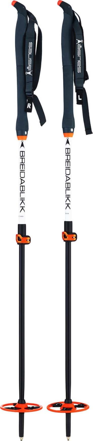 Åsnes Breidablikk BC 2-section Alloy Pole Black/White Åsnes
