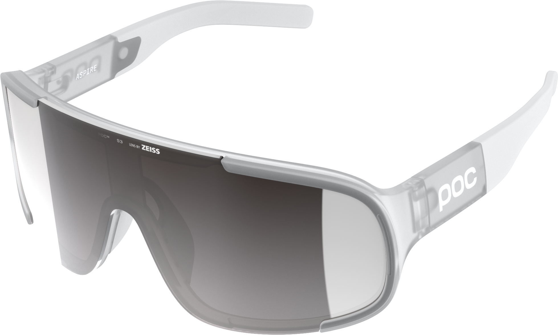 POC Aspire Bike Sunglasses Translucent/Clarity Road/Sunny Silver