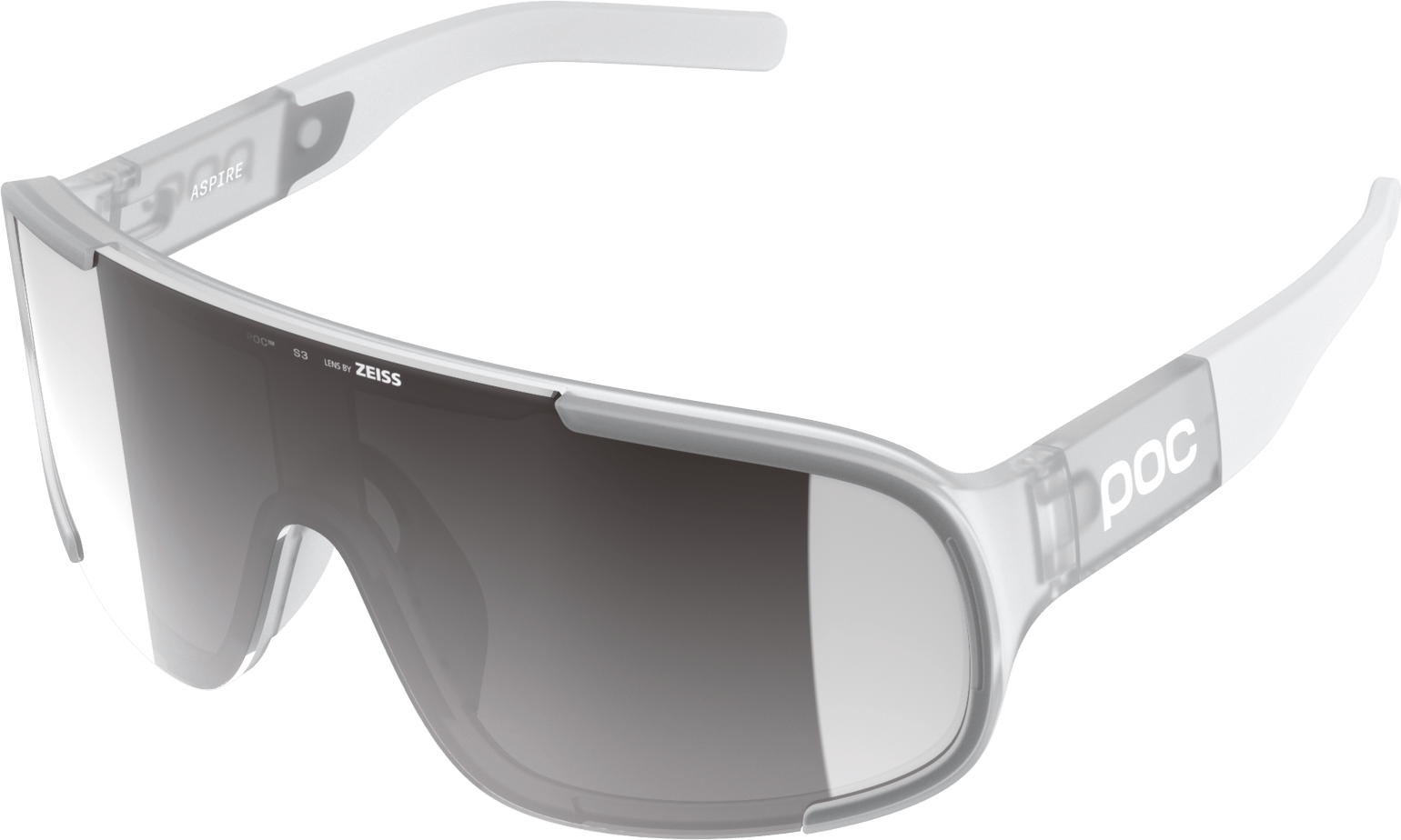 POC Aspire Bike Sunglasses Translucent/Clarity Road/Sunny Silver