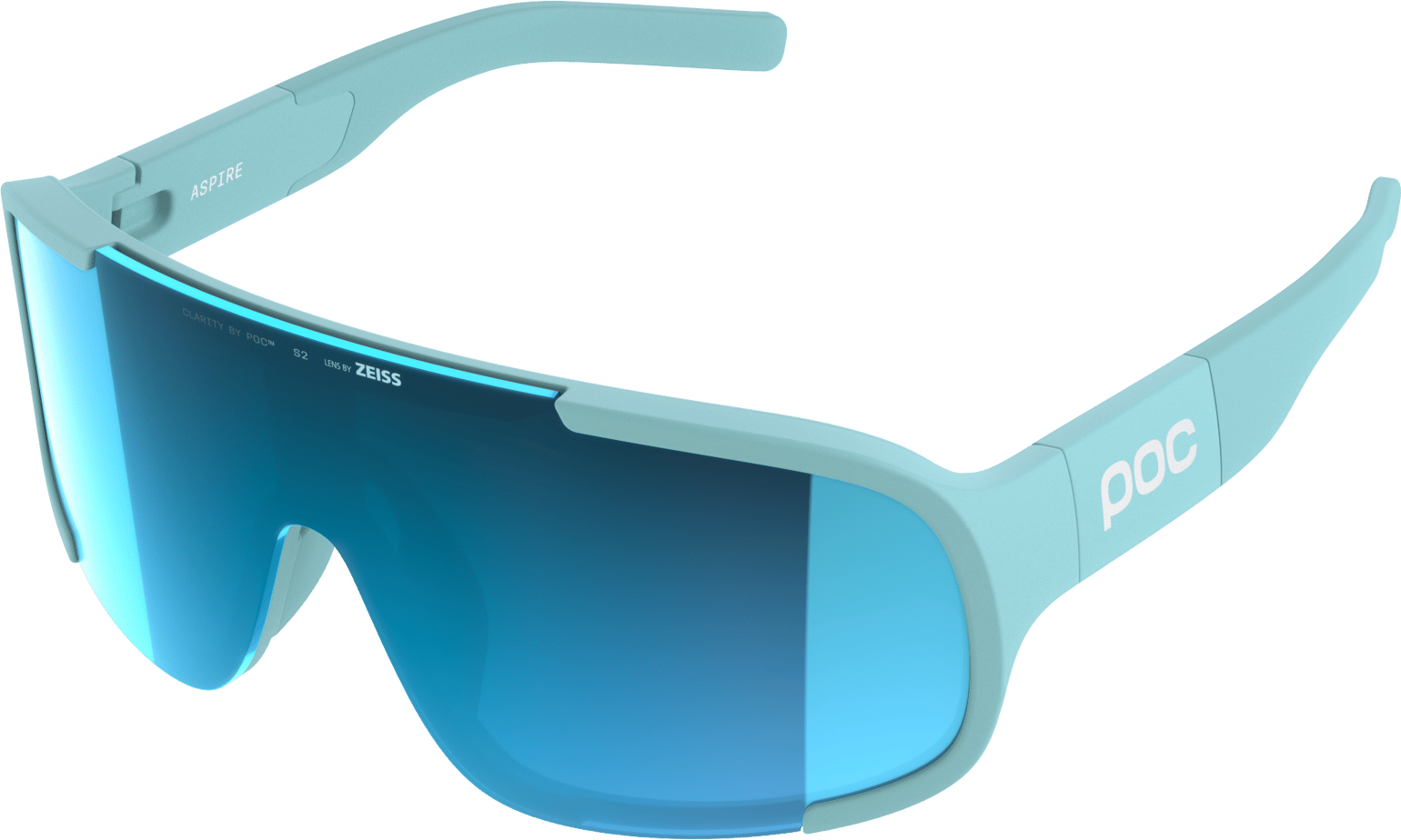 POC Aspire Bike Sunglasses Indicolite Blue/Clarity Universal/Sunny Turquoise