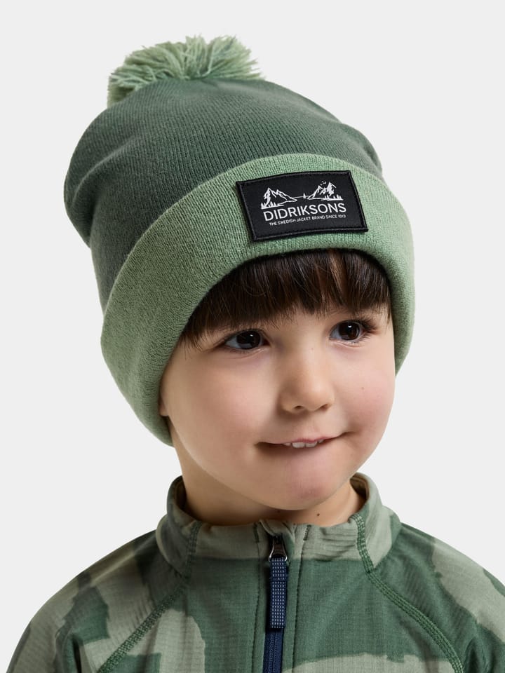 Didriksons Kids' Aspen Beanie Dark Moss Didriksons