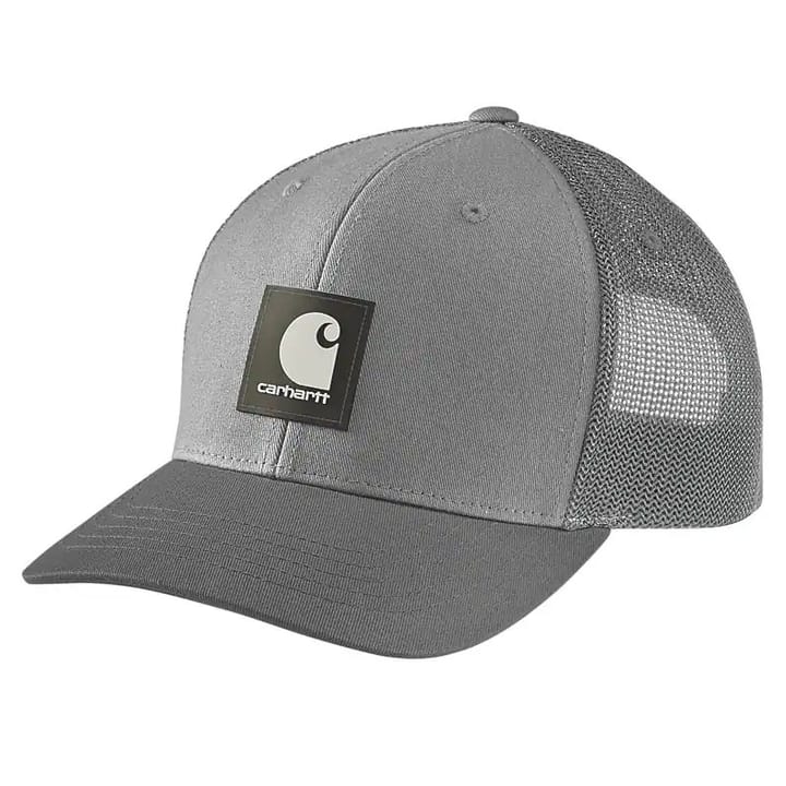 Carhartt Twill Mesh-Back Logo Patch Cap Asphalt Carhartt