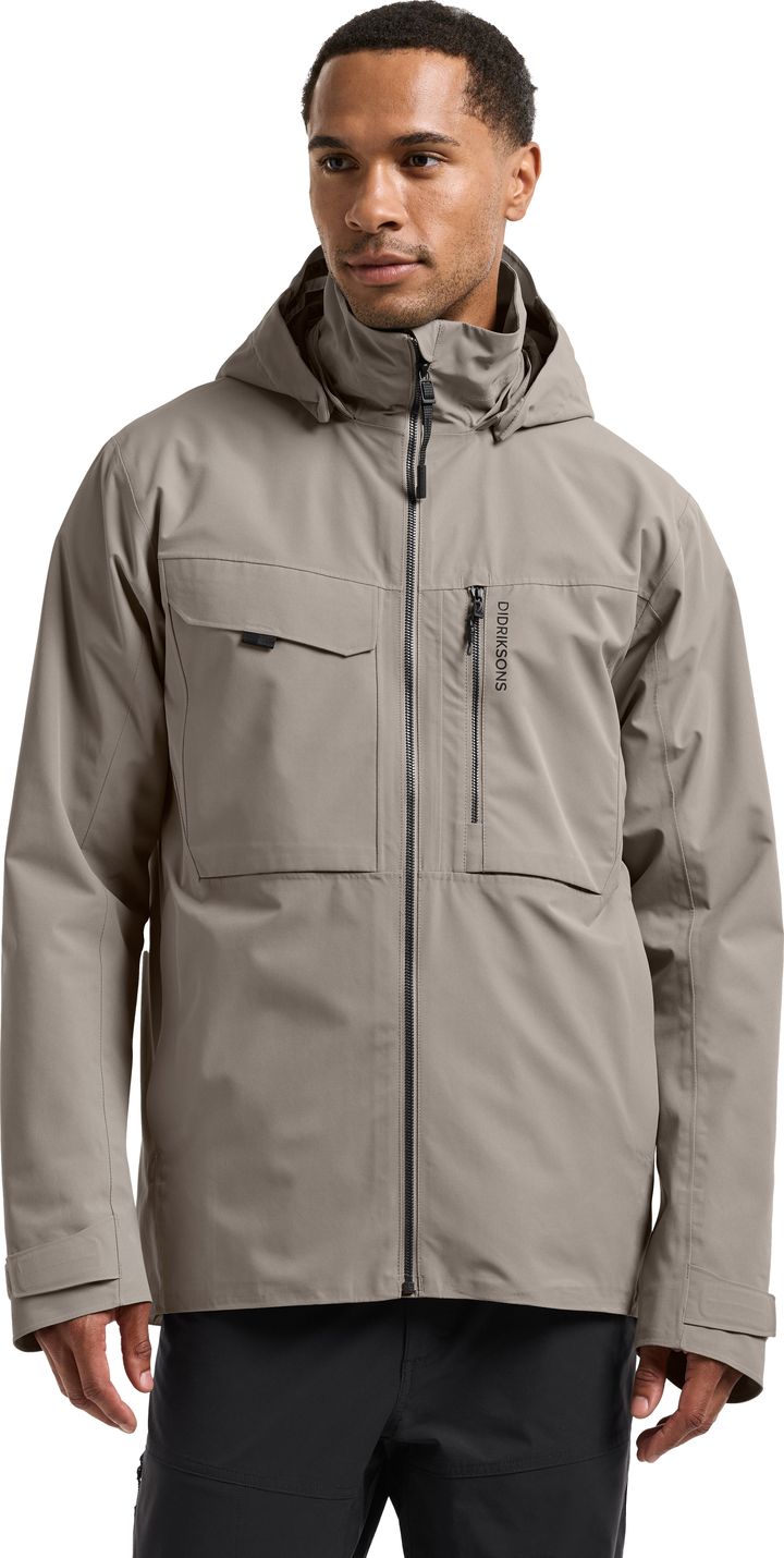 Didriksons Unisex Aston Jacket Ash Brown Didriksons