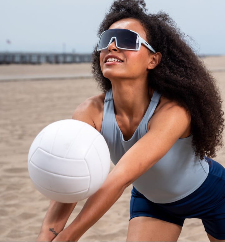 Goodr Sunglasses Kidnapped By A Cyborg Light Blue Goodr Sunglasses