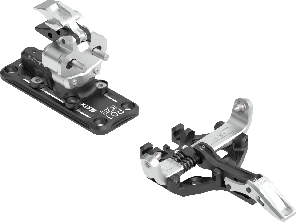 ATK Haute Route 10 Grey/Black Skibindungen Black Grey OneSize
