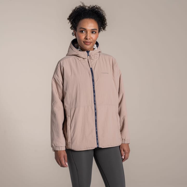 Craghoppers Women's Longlands Reversible Hooded Jacket Ecru / Warm Beige Craghoppers Craghoppers Women's Longlands Reversible Hooded Jacket Ecru / Warm Beige Craghoppers