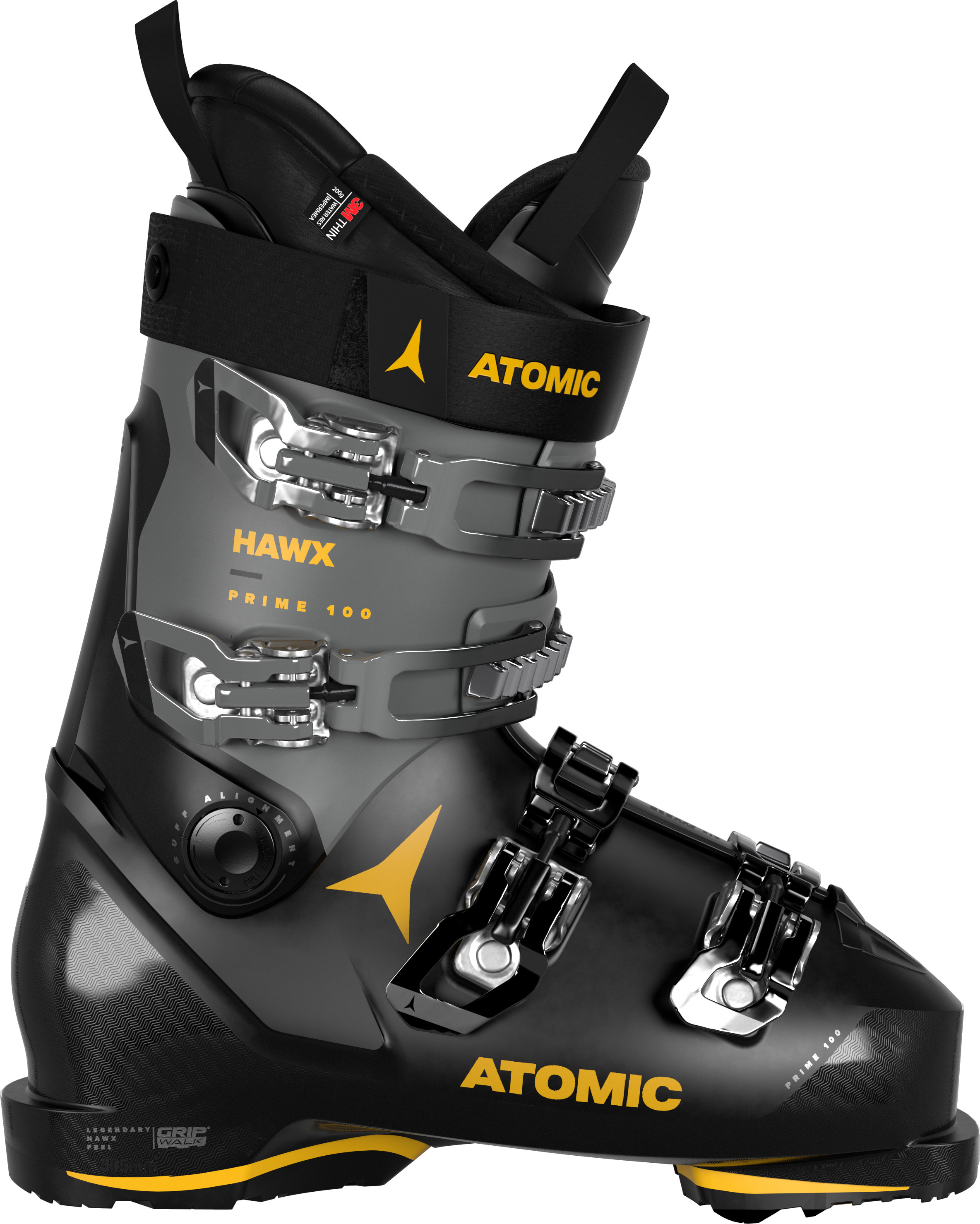 Atomic Men’s Hawx Prime 100 GW Black/Grey/Saffron