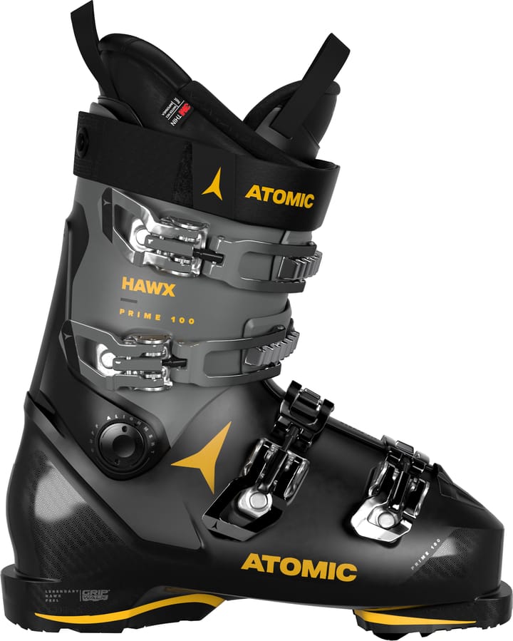 Atomic Men's Hawx Prime 100 GW Black/Grey/Saffron Atomic