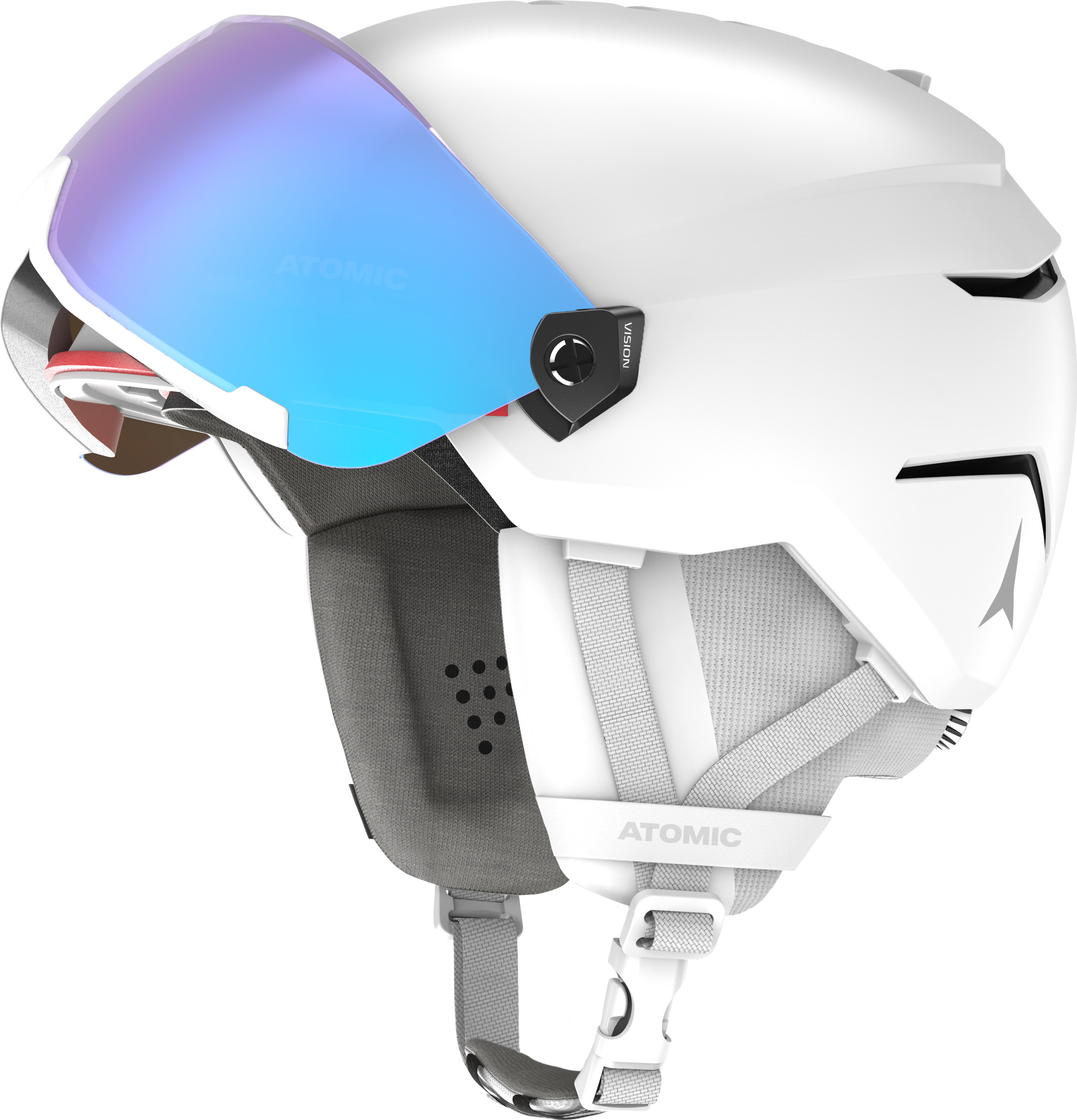 Atomic Savor Visor Stereo White Heather | Buy Atomic Savor Visor