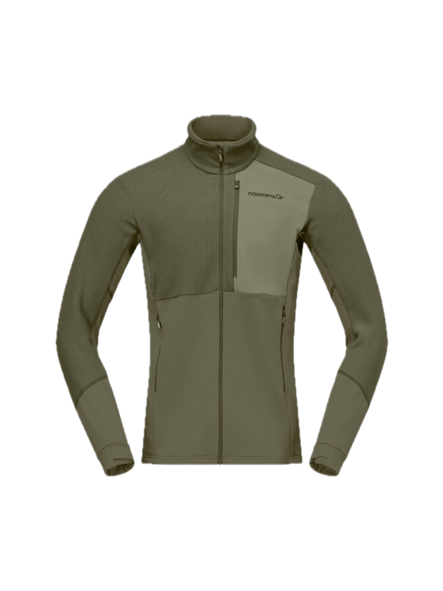 Norrøna Lofoten Warm2 Jacket M'S Olive Night/deep Lichen Green
