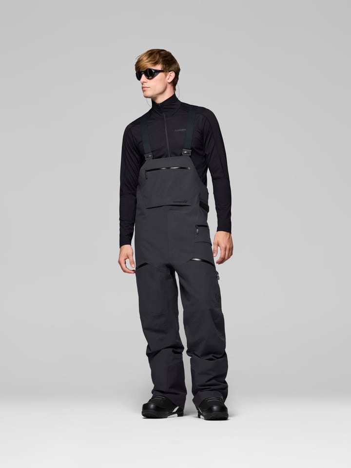 Norrøna Tamok Dri3 Bibs M'S Caviar Black Norrøna