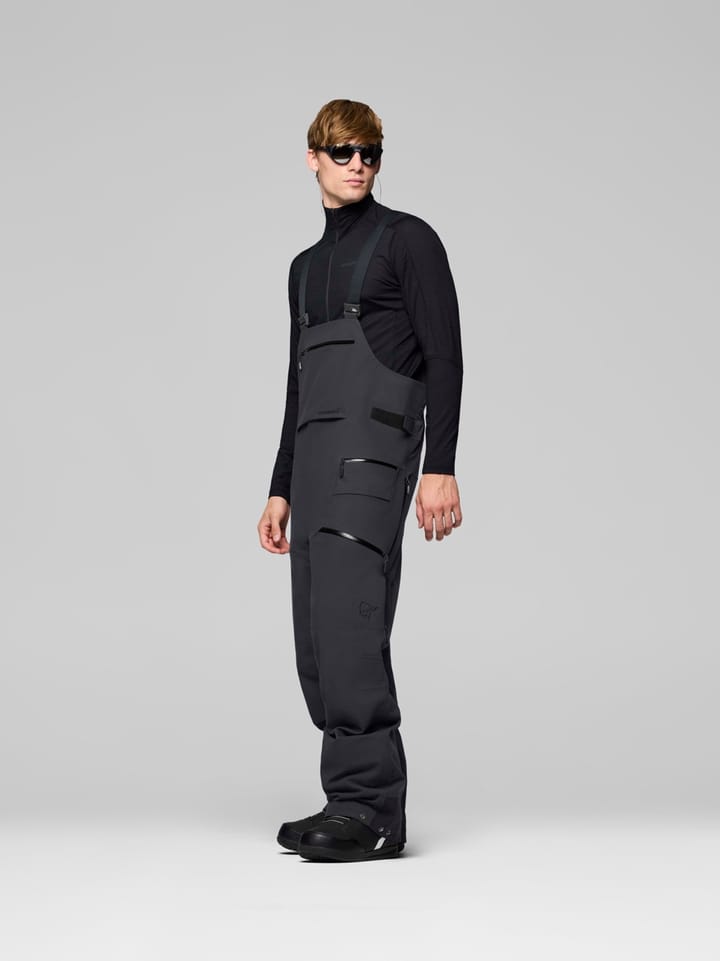 Norrøna Tamok Dri3 Bibs M'S Caviar Black Norrøna