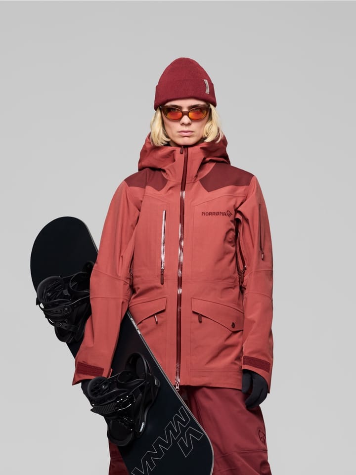 Norrøna Tamok Dri3 Jacket W'S Cowhide/port Norrøna
