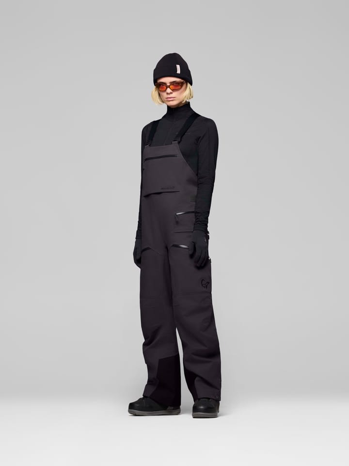 Norrøna Tamok Dri3 Bibs W'S Caviar Black Norrøna