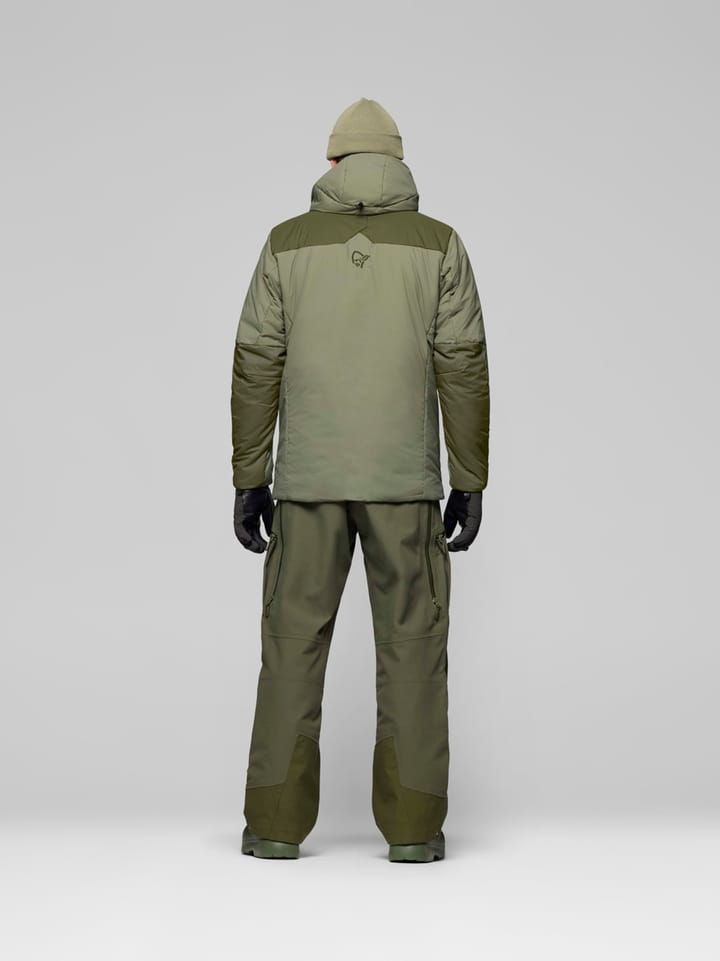 Norrøna Tamok Thermo80 Zip Hood M'S Olive Night/deep Lichen Green Norrøna