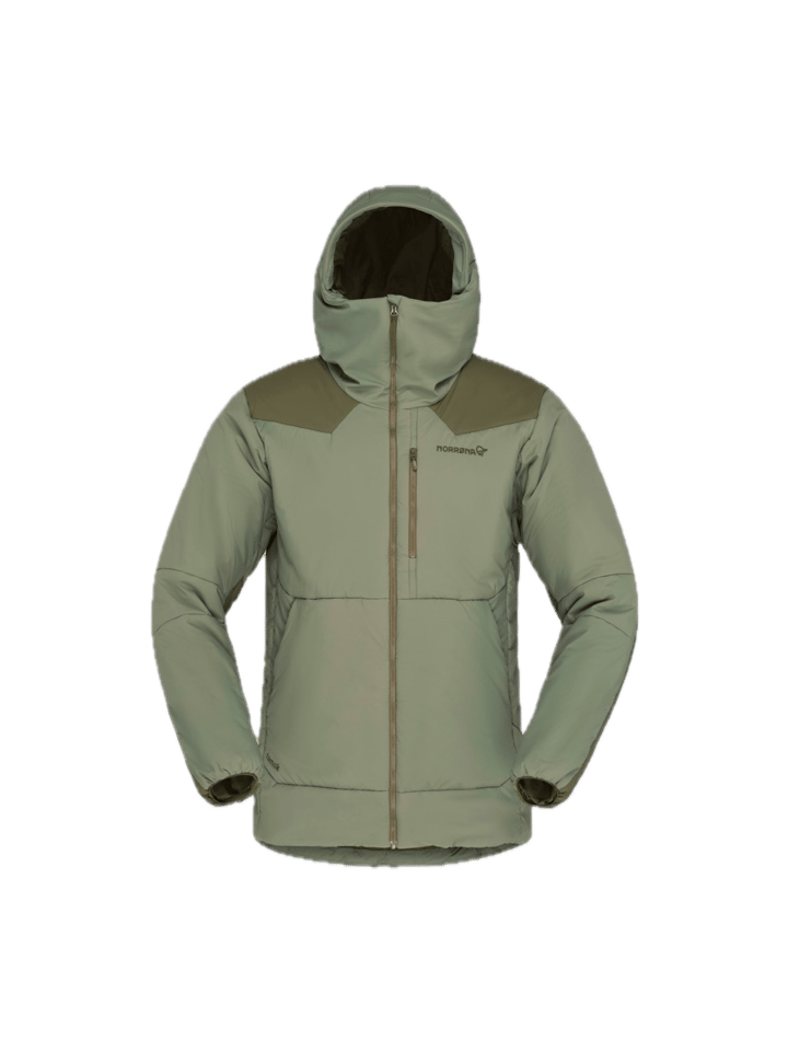 Norrøna Tamok Thermo80 Zip Hood M'S Olive Night/deep Lichen Green Norrøna