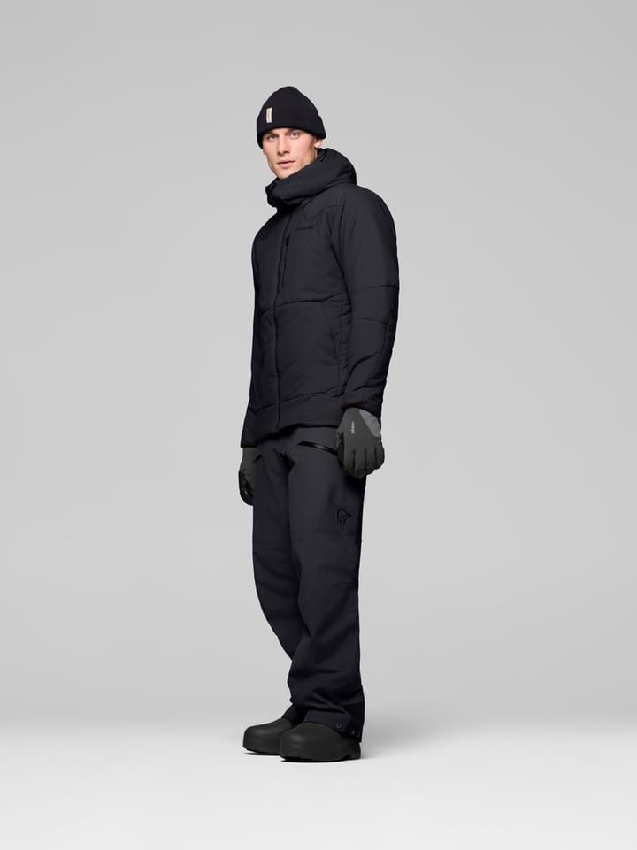 Norrøna Tamok Thermo80 Zip Hood M'S Caviar Black Norrøna