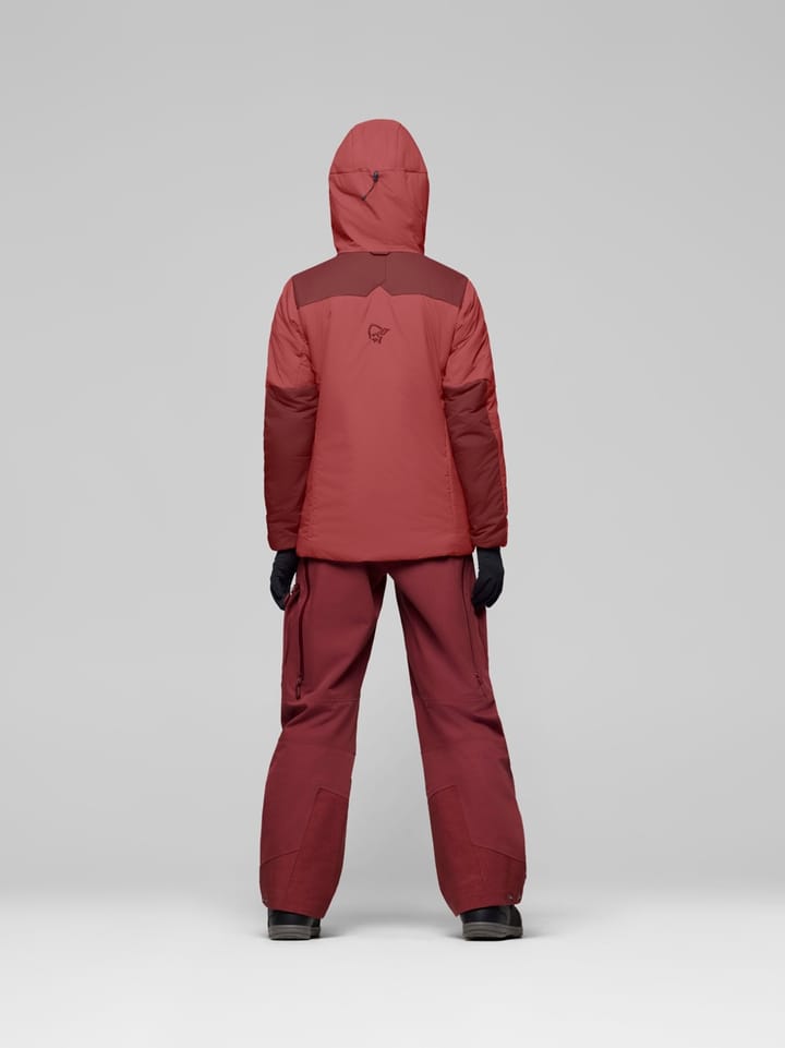Norrøna Tamok Thermo80 Zip Hood W'S Cowhide/port Norrøna